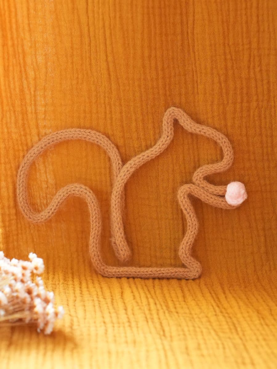 Ecureuil en tricotin